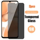 2 шт. защитное стекло конфиденциальности для Honor 6 7 8 9 10 X Lite закаленное стекло для Honor 9 10 20 30 S Lite V30 Play 3 4 стеклянная пленка