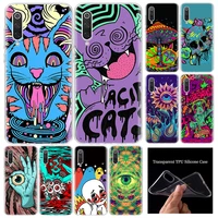 colourful psychedelic trippy art soft phone case for xiaomi redmi note 10 10s 9 9s 8 7 8t 11s 11t 11 pro 9a 9t 9c 8a 7a shell