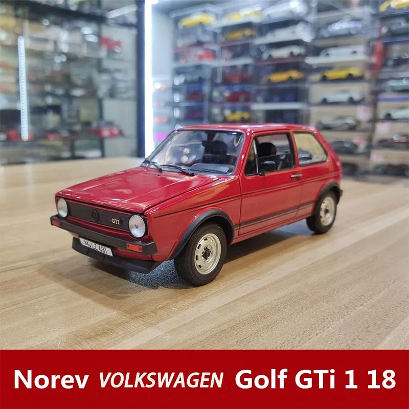 

Классическая модель автомобиля Golf GTI под давлением Norev 1:18, игрушечный автомобиль из металлического сплава для детей, подарок, коллекция, дек...