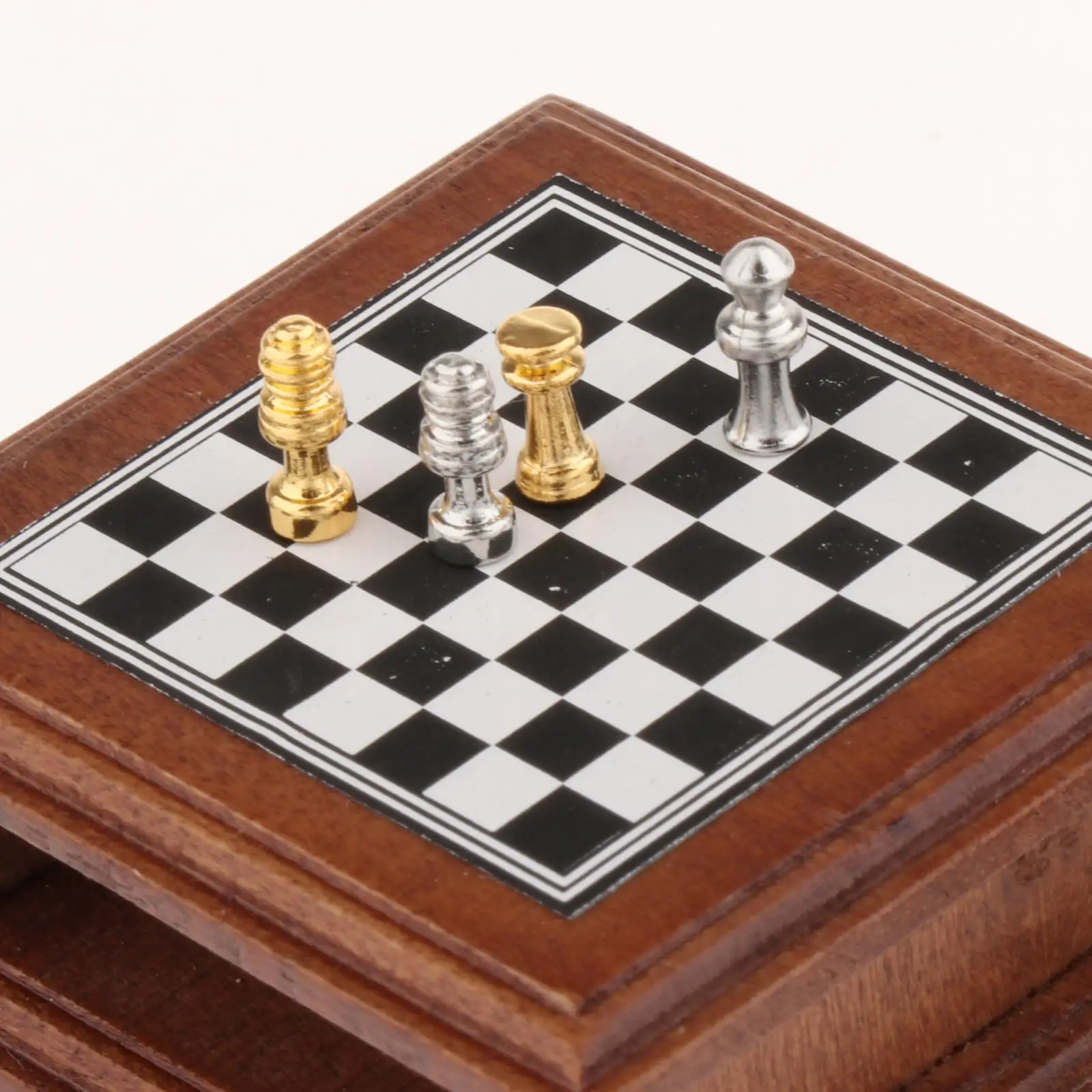 

Коллекция 1/12 года, шахматы для кукольного домика, настольные игры, аксессуары для игровой комнаты, поделки