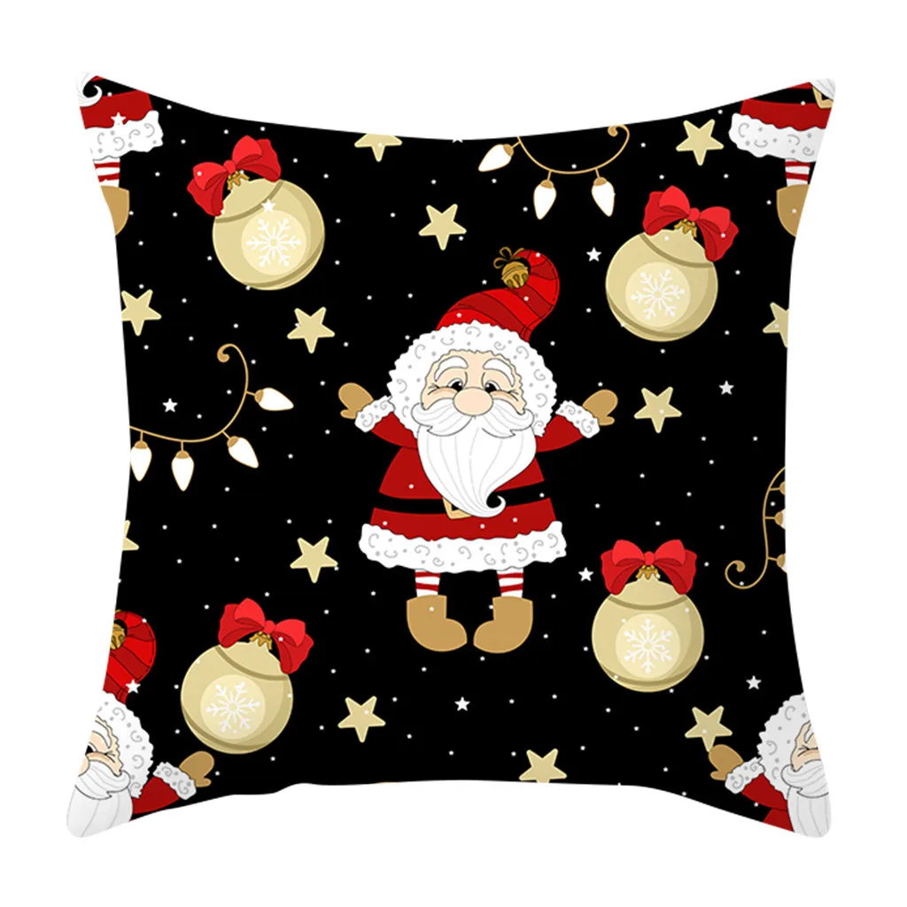 2019 подушка чехол s Рождественская крышка Подушка Чехол Диван талии Бросок Чехлы