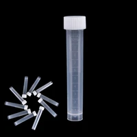 Clear Bottles Practical Plastic Vials SampleContainers Test Tubes Bottles Powder Craft with sealing cap for freezing experiments