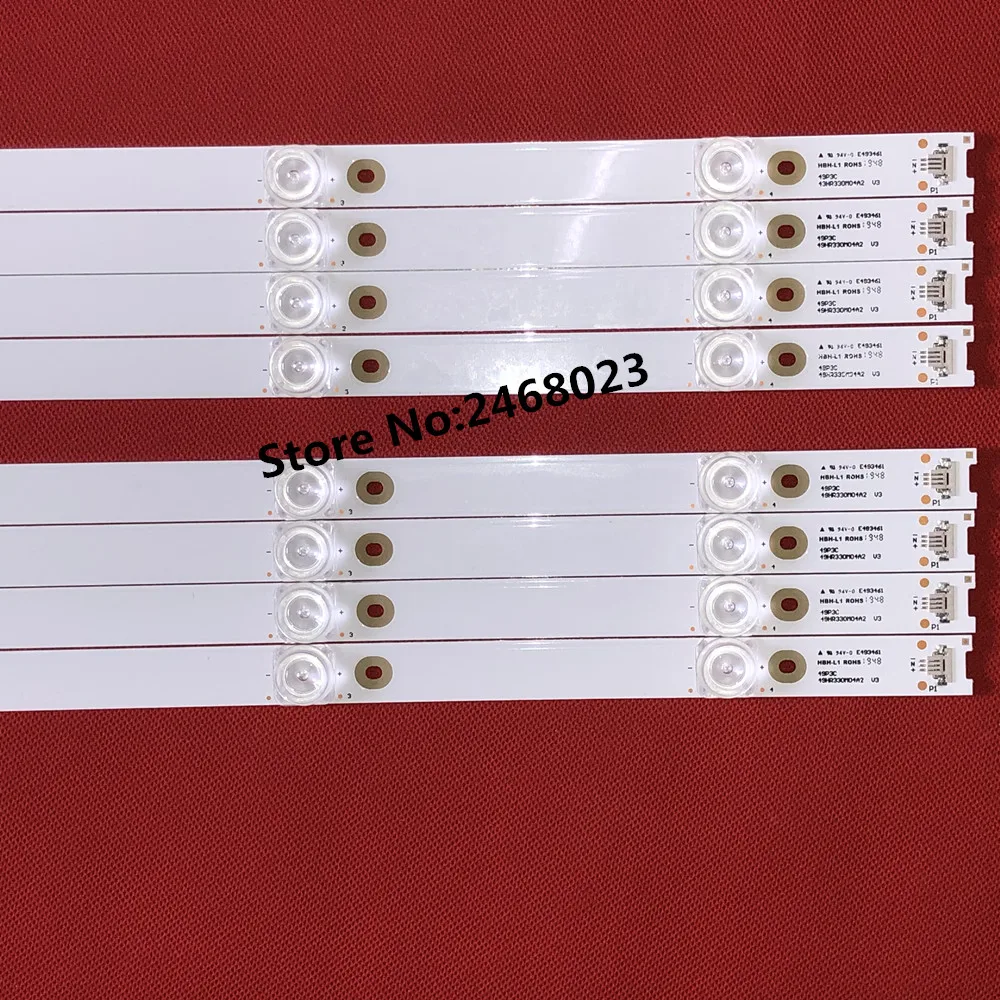 Светодиодная лента для подсветки TCL 49P3 49P3C D49A620U B49A81S-UD L49P1-UD L49P2-UD 4C-LB4904-HR07J 49HR330M04A2 V3