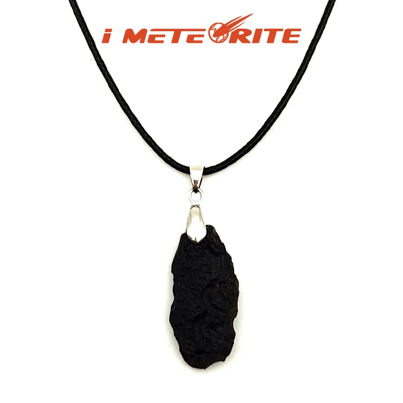 Подвеска из черного индохинита Tektite 100% настоящий оригинальный натуральный