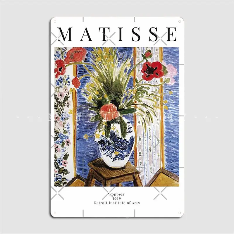 

Выставочный металлический знак Анри матиссе, настенный постер для паба, клуба, бара, таблички на заказ, жестяной знак, постер