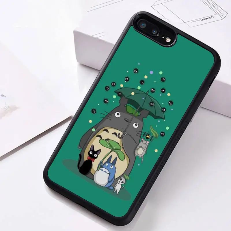 

Anime Spirited Away Phone Case Rubber For iphone 12 11 Pro Max Mini XS Max 8 7 6 6S Plus X 5S SE 2020 XR cover