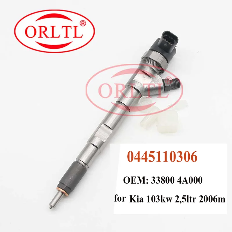 ORLTL 33800 4A000 0 445 110 306 инжектор 0445110306 Новый 0445 для CRI1 13 Kia 103kw 2 5ltr 2006 м|Топливный