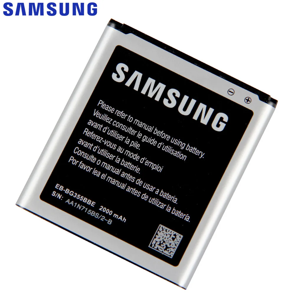 SAMSUNG оригинальный аккумулятор EB-BG355BBE EB-BG355BBC для Samsung GALAXY Core 2 G355H SM-G3556D G355 G3559 G3558 G3556D