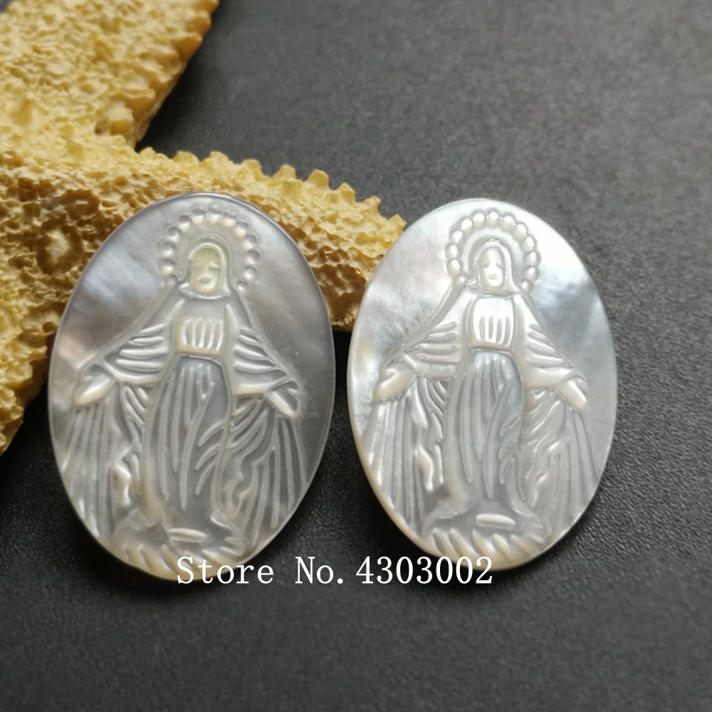 Шт./Лот 18x25 мм швабра из натуральной овальной перламутровой раковины 50 шт.|Бусины|