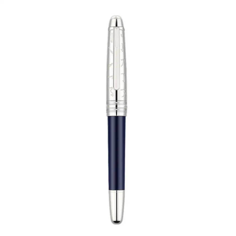 

New P135 Metal Resin Fountain Pen Cap Pearl Top EF/Meiqiaojian Ink Pen Gift Vintage Office Supplies Pen Beautiful T4E1