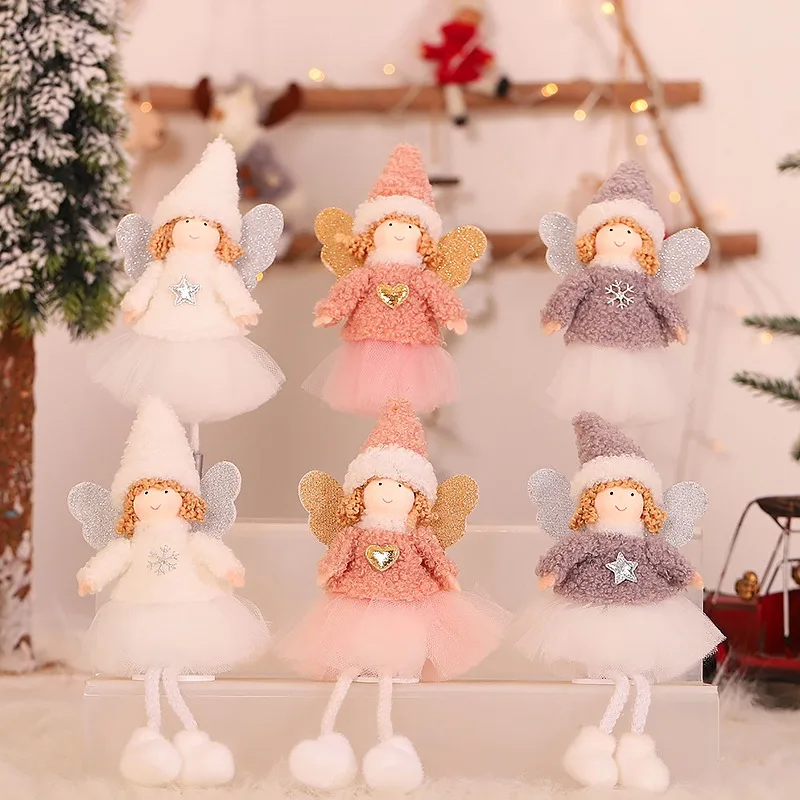 

Christmas Angel Doll Christmas Tree Hanging Ornaments Pendant New Year 2022 Decor Christmas Decorations for Home Decoration 2021