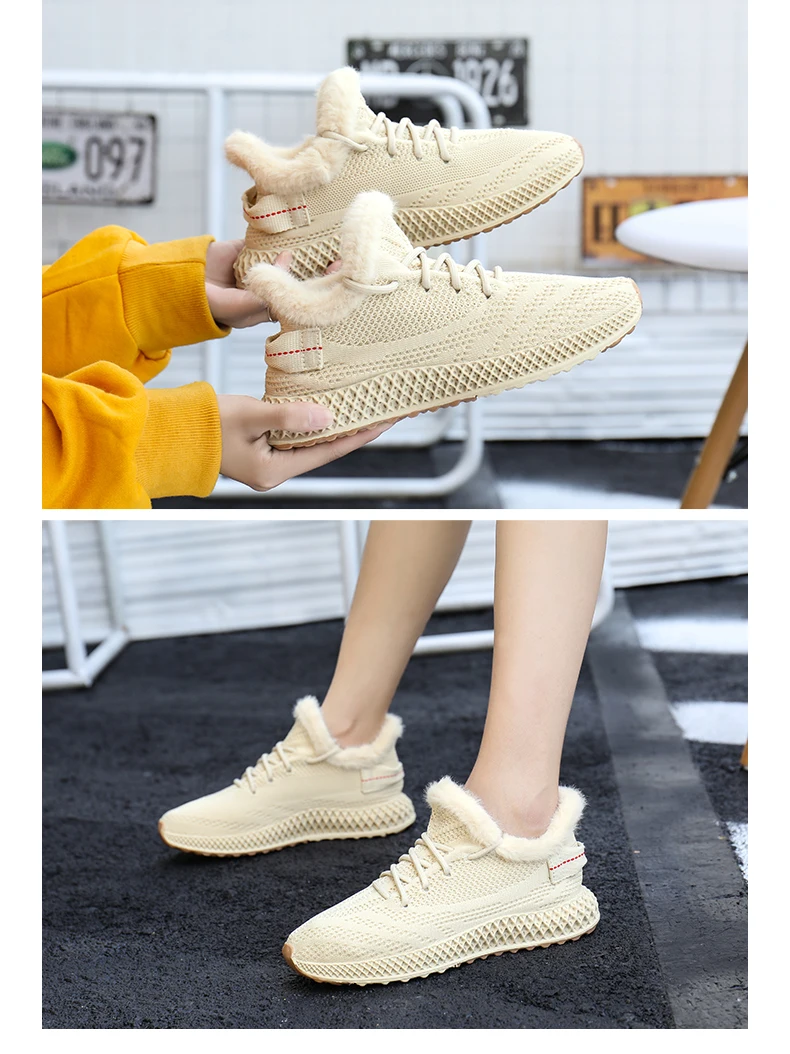 Fashion Sneakers for Women Keep Warm Platform Sneakers Women Luxury Shoes Women Designers Women's Vulcanize Shoes