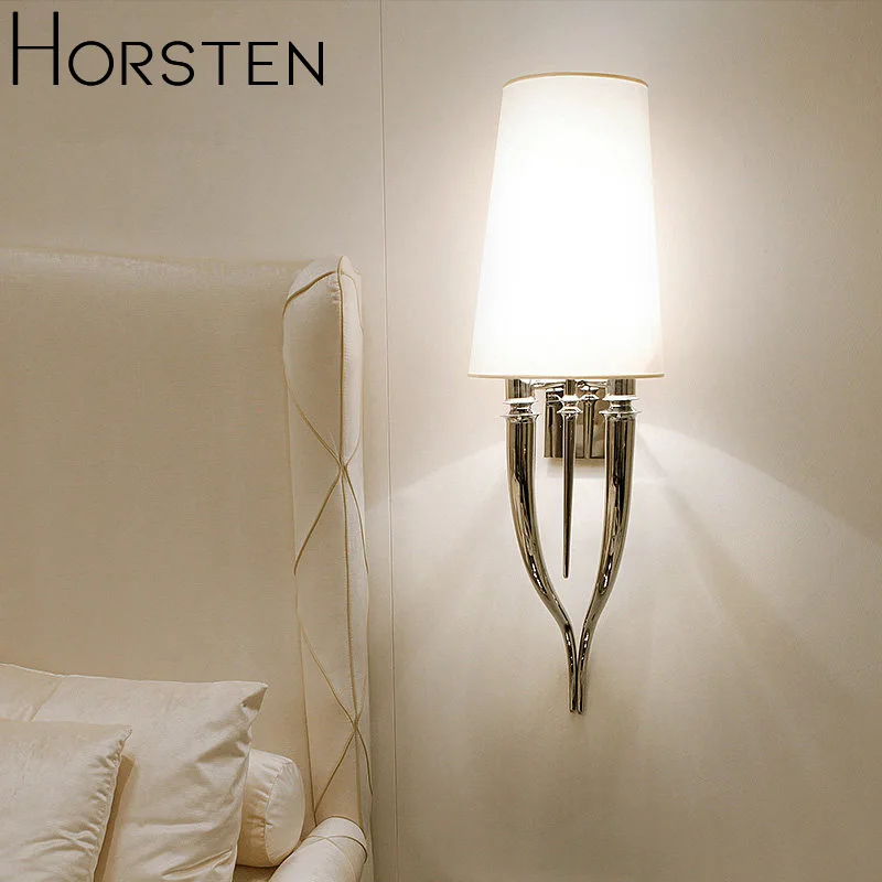 Американский настенный светильник из нержавеющей стали современный простой