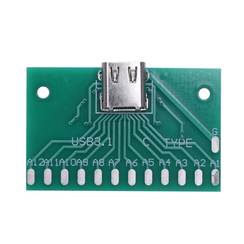 Сделай Сам 24Pin Usb C 3 1 Тип гнездовой разъем соединитель Smt с печатной