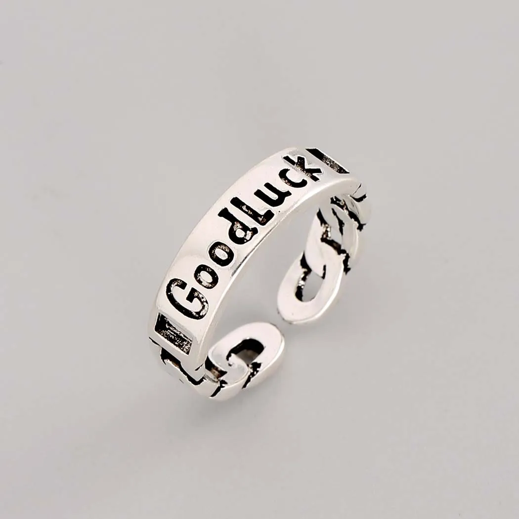 Кольца Nedar минималистичные на удачу серебряного цвета для женщин и девушек в