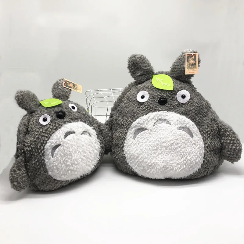 Милый Плюшевый Рюкзак Тоторо 30 см/40 см мультяшный Аниме плюшевая сумка на плечо