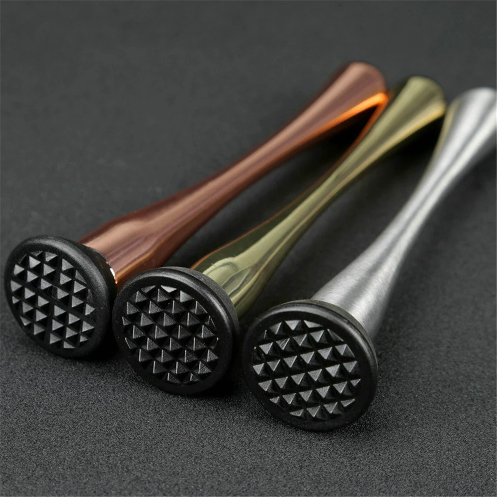 

Bar Cocktail Muddler Mojito Stainless Steel Bar Mixer Barware DIY Drink Fruit Muddler Crushed Ice Bar Tool