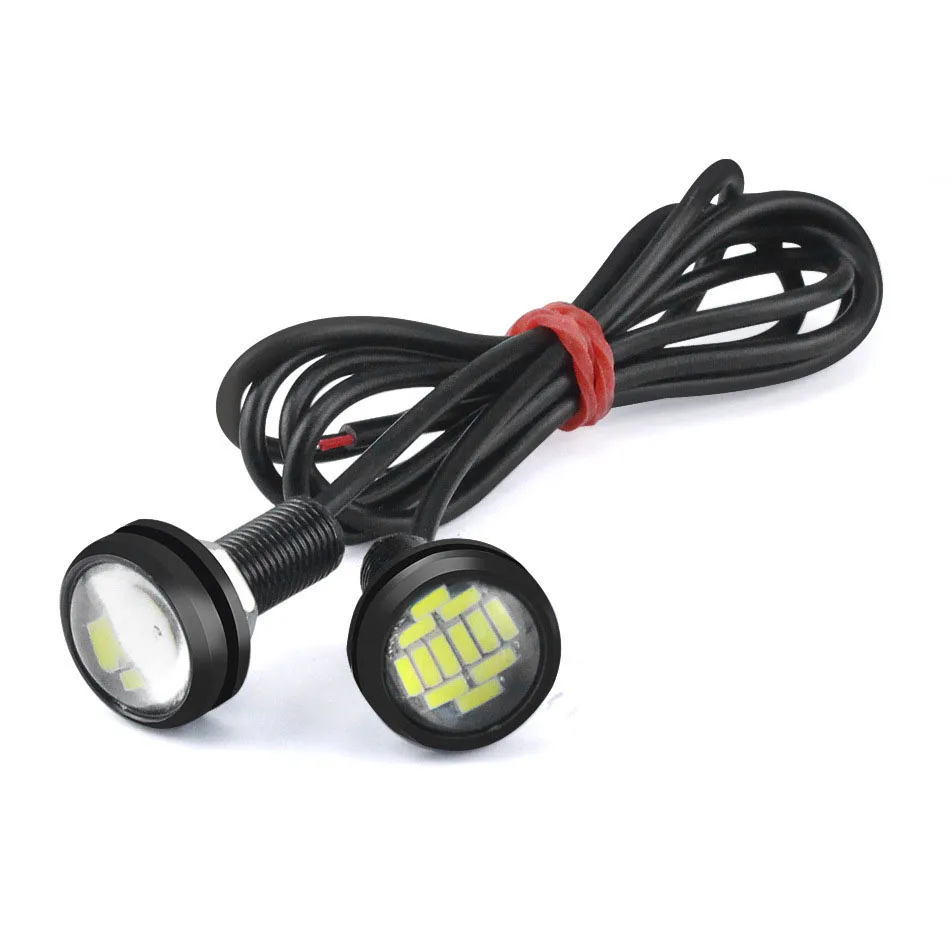 

2PCS Auto LED Eagle Eye 23mm 4014 12SMD Car Daytime Running Lights Backup Turn Signal Lamp White Red Yellow Blue 12V
