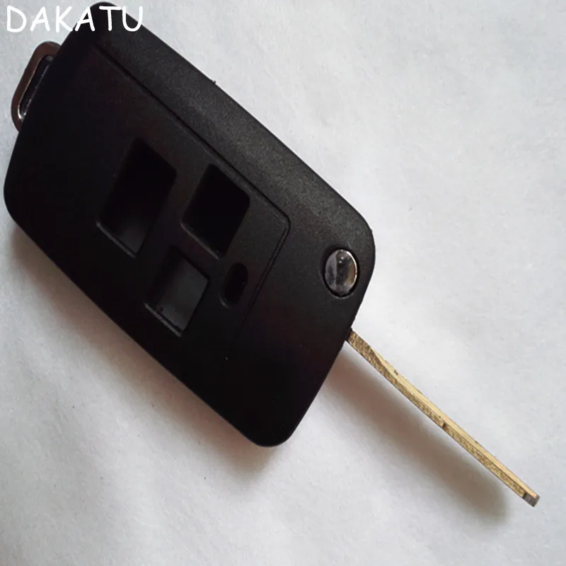 DAKATU 3 кнопки Модифицированная Складная откидная оболочка ключа дистанционного
