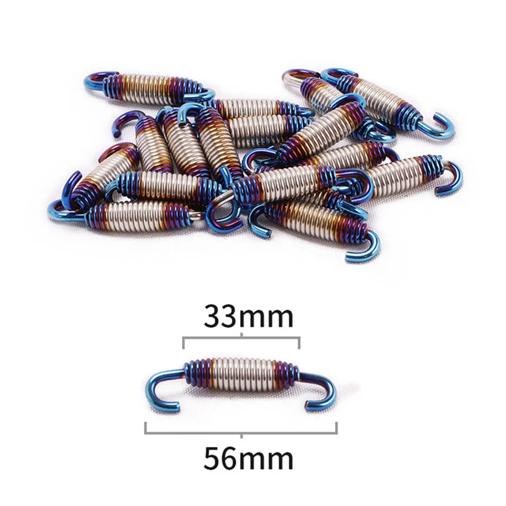 

Set Exhaust Springs Waterproof 13pcs/set 56mmManifold Accessories Fixed