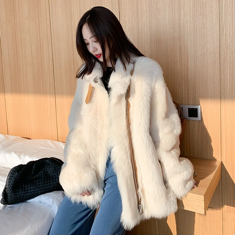 Natural Fur Coat Women Winter Sheep Shearling Real Genuine Leather Jacket Furry Luxury Manteau Femme Hiver KJ3490 | Женская одежда