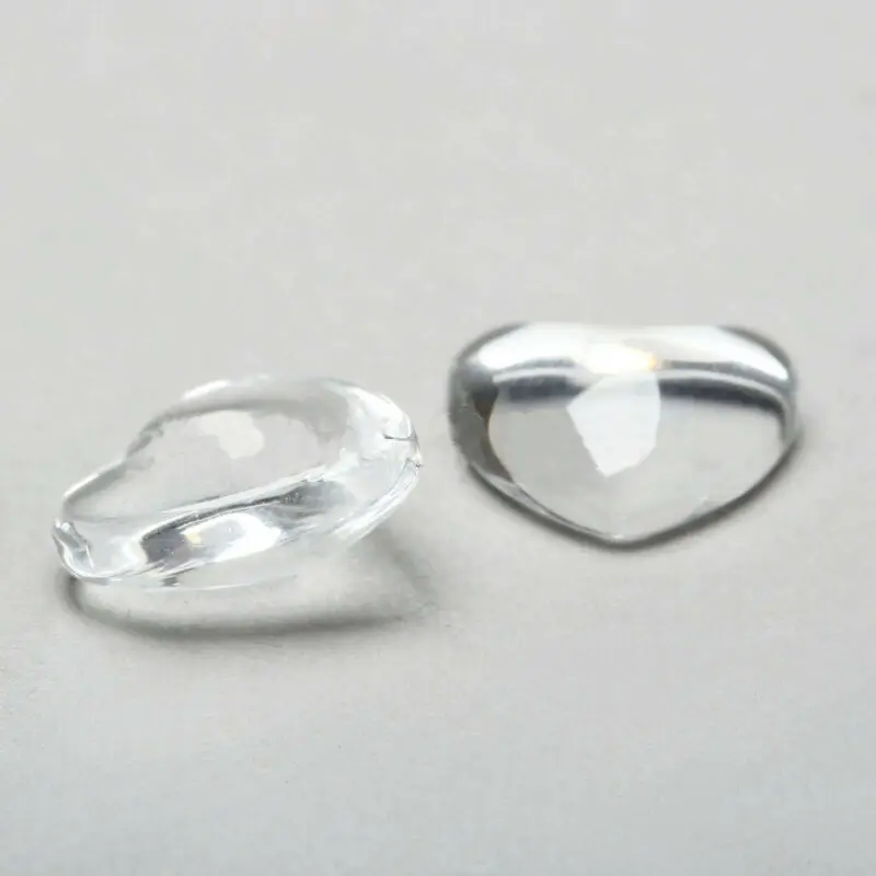 

10pcs /20pcs Heart-shaped transparent convex transparent glass, used forjewelry making handmade pendant accessories.
