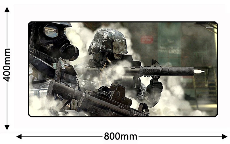 800*400 мм Большой запирающий край игровой коврик для компьютерной мыши Call of Duty, нескользящий коврик для мыши с клавиатурой, ноутбука, игры, геймера, офисного стола, коврик для мыши