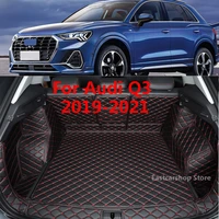 for audi q3 2021 2020 2019 car all inclusive rear trunk mat cargo boot liner rear boot luggage protective accessories cover