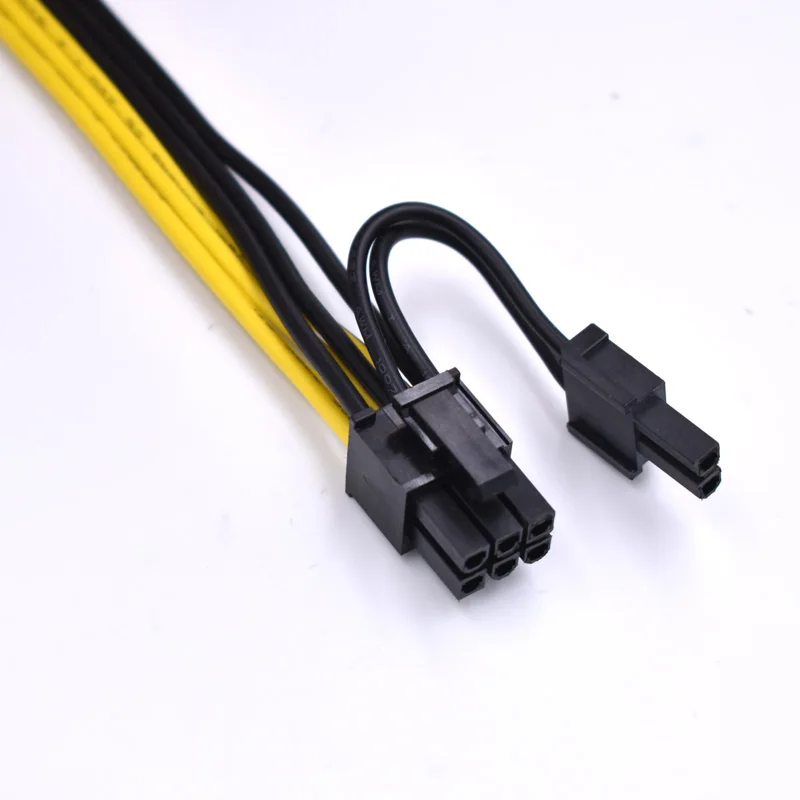 Кабель питания PCI-E 6pin к 8(2 + 6) удлинитель кабель для сервера 50 шт./лот 60 см |