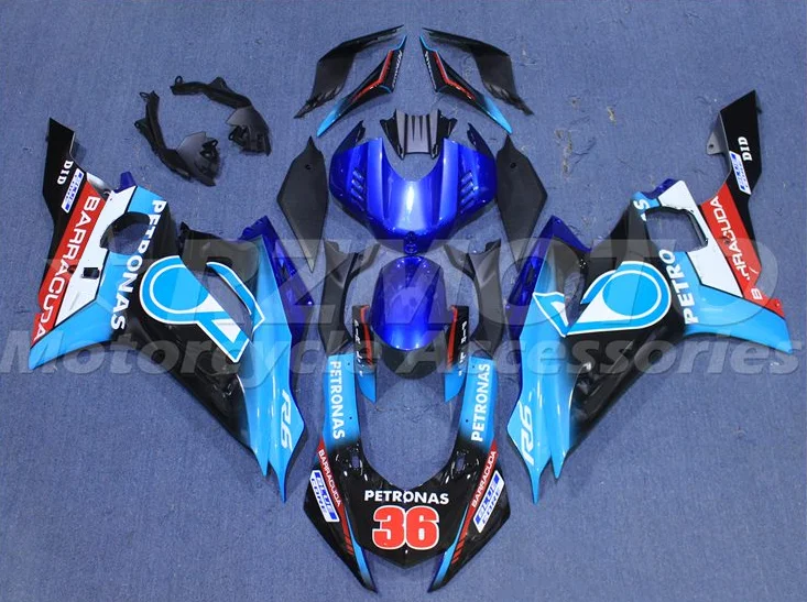 

New ABS Motorcycle Fairing Kits Fit For Yamaha YZF 600 R6 2017 2018 2019 2020 R6 17 18 19 20 Bodywork Set Custom Blue Black