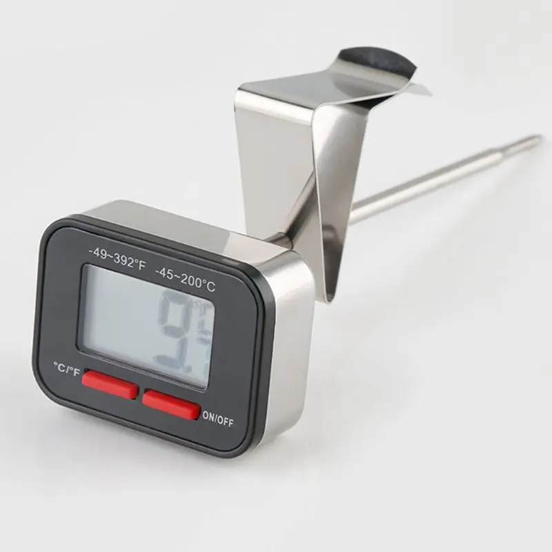 

Цифровой Ручной капельного термометр для кофе ℃ ℉ Еда молока Handdrip чайник Термометры W0YD