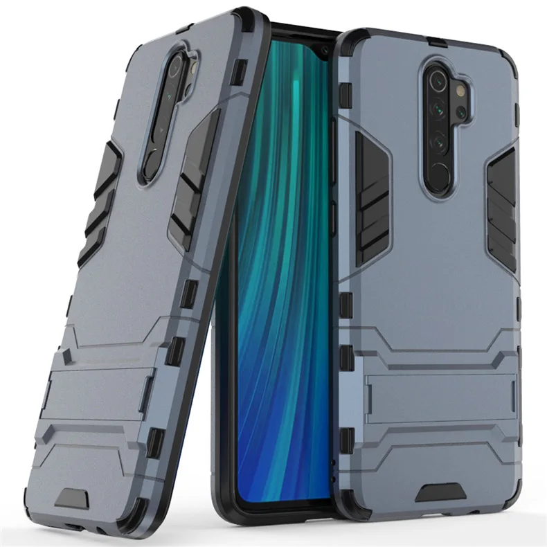 Чехол для Xiaomi Redmi Note 8 чехол pro Бампер противоударный резиновый робот Броня