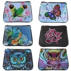 Кожаный кошелек сделай сам специальной формы для алмазной живописи, женский клатч, сумка для хранения, Алмазная мозаика, рождественский подарок, вышивка крестом