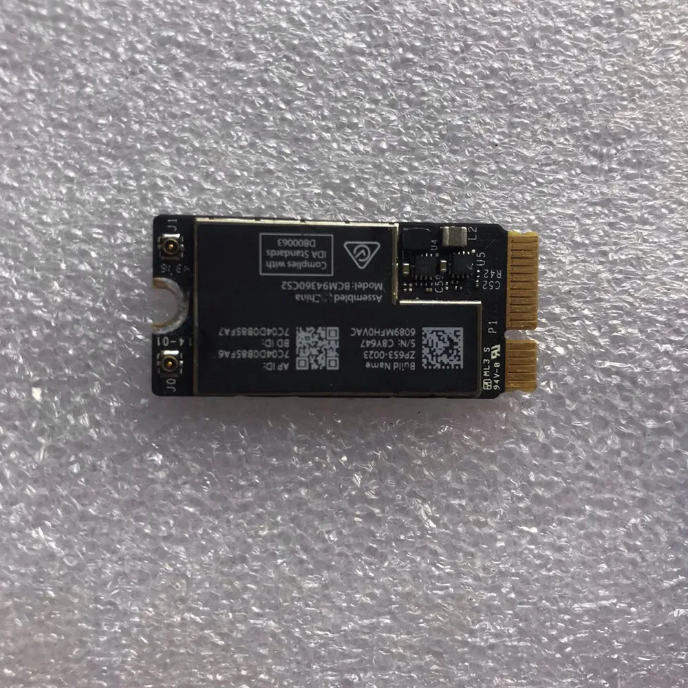 BCM94360CS2 беспроводной-AC WIFI Bluetooth BT 4 0 аэропорт 802.11ac Tarjeta para Macbook Air 11 &quotA1465 13&quot a1466 2013