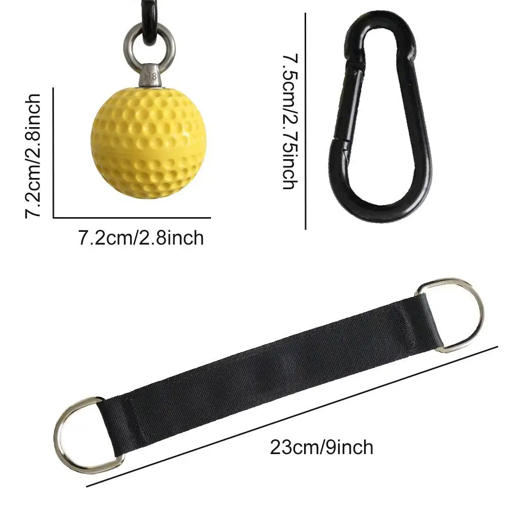 

Strong Load Bearing Portable Pull-up Balls 2Pcs 7.2cm Pull-up Balls Hand Finger Force Trainer Grip Arm Muscle Gym Exerciser
