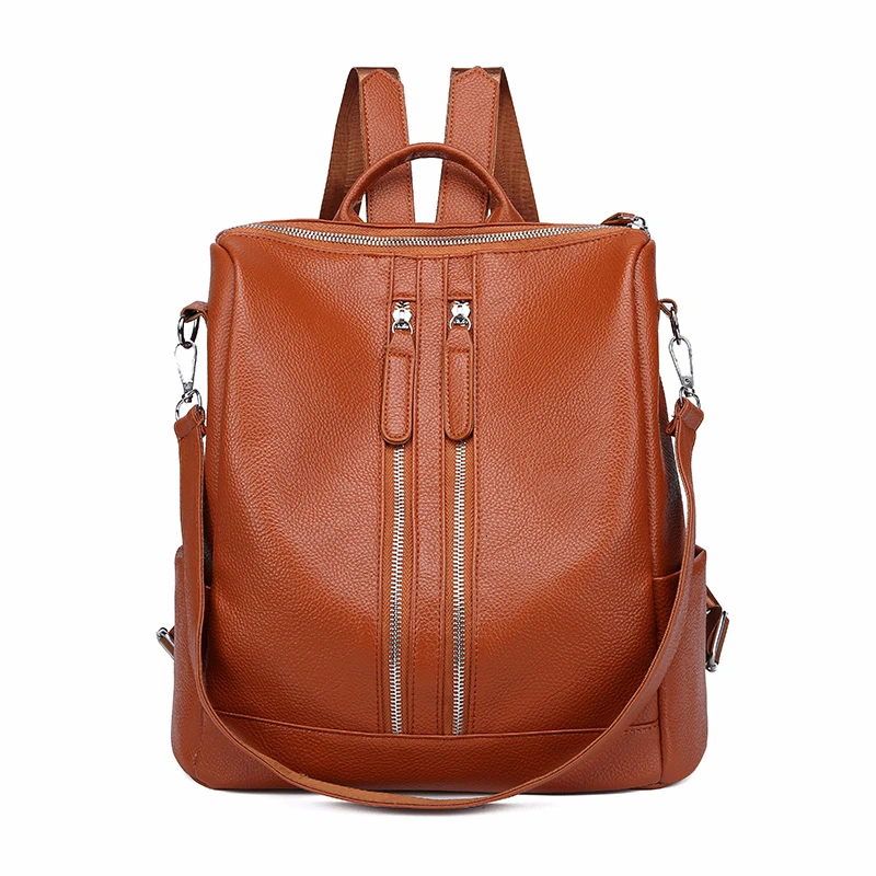 

Female Backpacks Sac A Dos Mochila Feminina Women Leather Backpacks High Quality Ladies Bagpack Preppy Style Vintage Bagpack