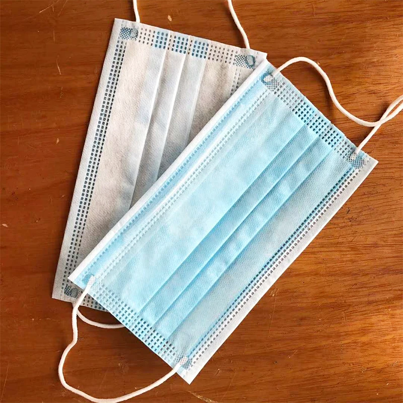 50 шт одноцветные одноразовые пылезащитные маски со ртом для лица анти 3 слойные