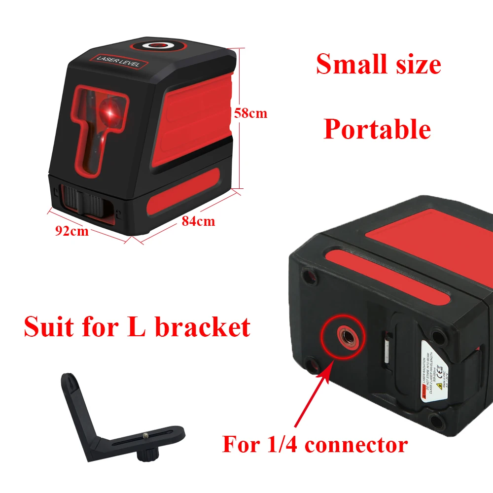 Лазерный уровень Norm 2 линии красный/зеленый луч самонивелирующийся лазерный