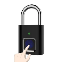 aimitek fingerprint door lock smart padlock thumbprint usb rechargeable electronic lock for locker cabinet drawer luggage box