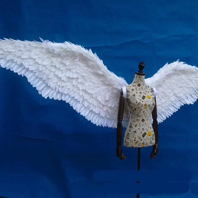Белый Розовый Новый Стиль Крылья Ангела реквизит для косплея подиума шоу