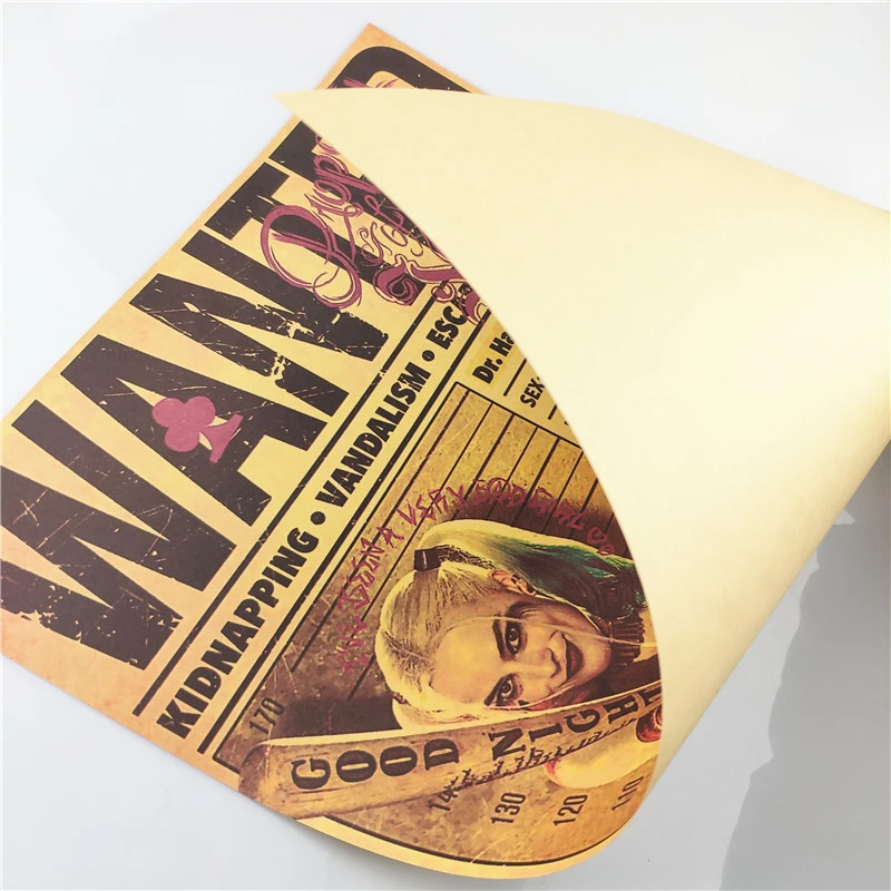 Постер с изображением клоуна винтажные наклейки для украшения комнаты Настенный