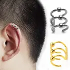 Женские серьги-Клипсы из нержавеющей стали в форме C