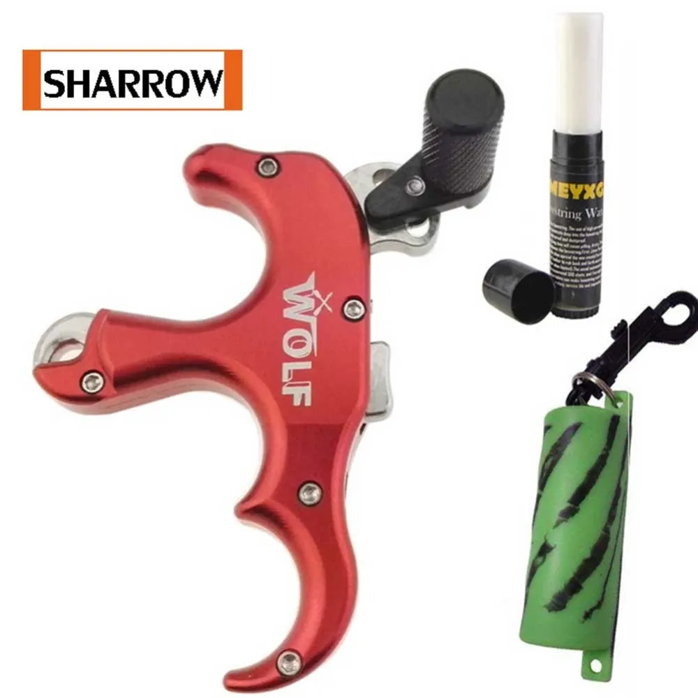 

3 Fingers Release Combo Automatic Trigger Release Compound Bow Archery Outdoor Shooting Camping Arrow Puller Hunting
