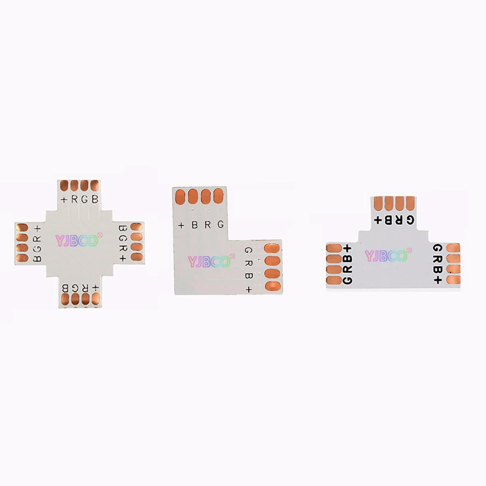 5 шт 2Pin 3Pin 4Pin 8 мм 10 L/T/X форма FPC Бесплатный сварочный адаптер светодиодный разъем