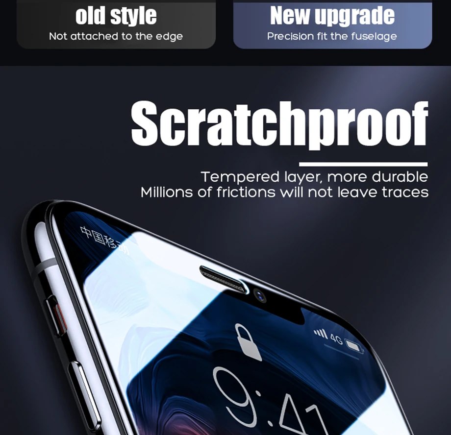 500D полное покрытие из закаленного стекла для iPhone 11 Pro Max стекло X XS Max XR Защитное стекло для экрана для iPhone 6 6s 7 8 Plus X пленка