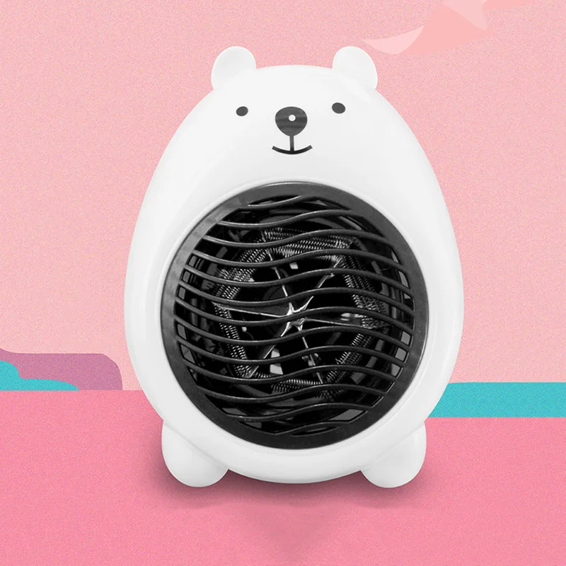 

Portable Electric Space Heater Fan Desktop Fast Heating for Home Office Indoor Use Winter Warm Supply