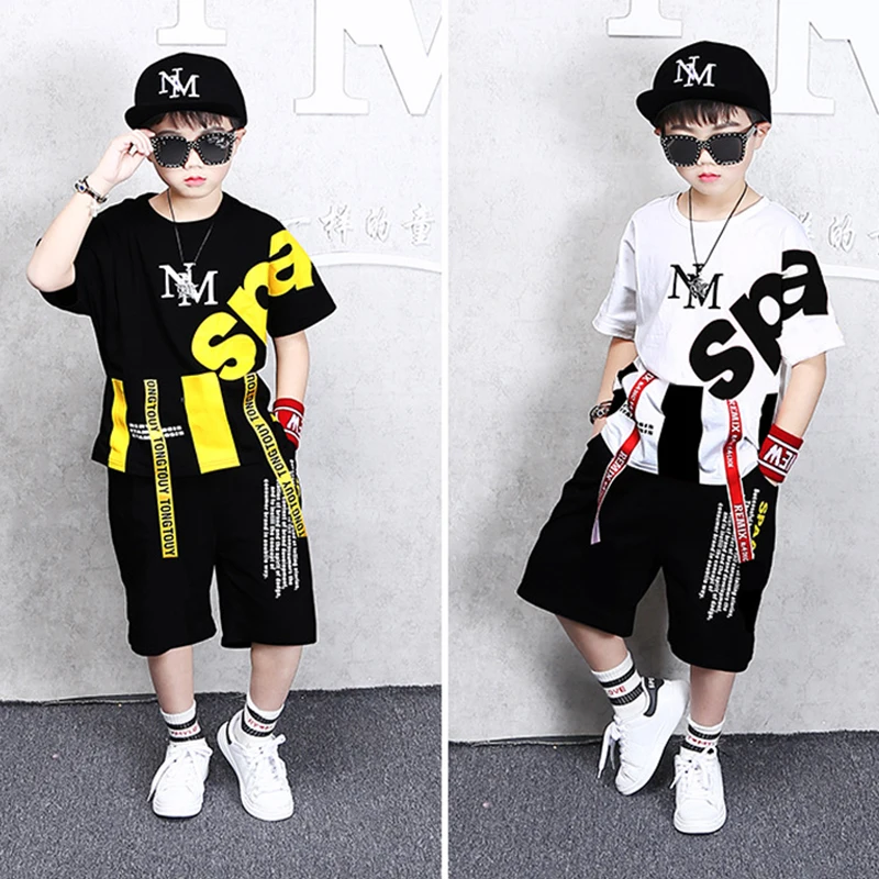 Костюм детский спортивный из двух предметов повседневный свободный комплект