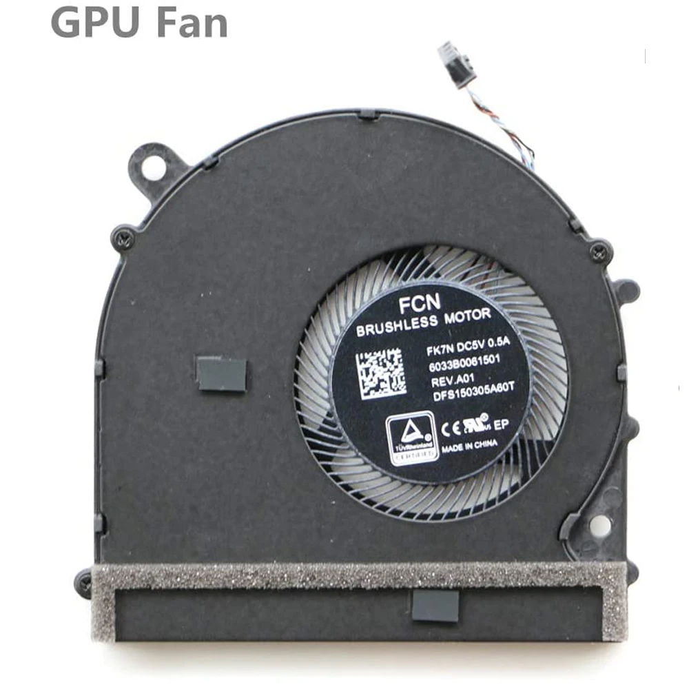 cpu cooling fan notebook pc for xiaomi pro air 15 6 fk7n fk7m 6033b0061601 1501 computer gpu graphics card cooler radiator fans free global shipp