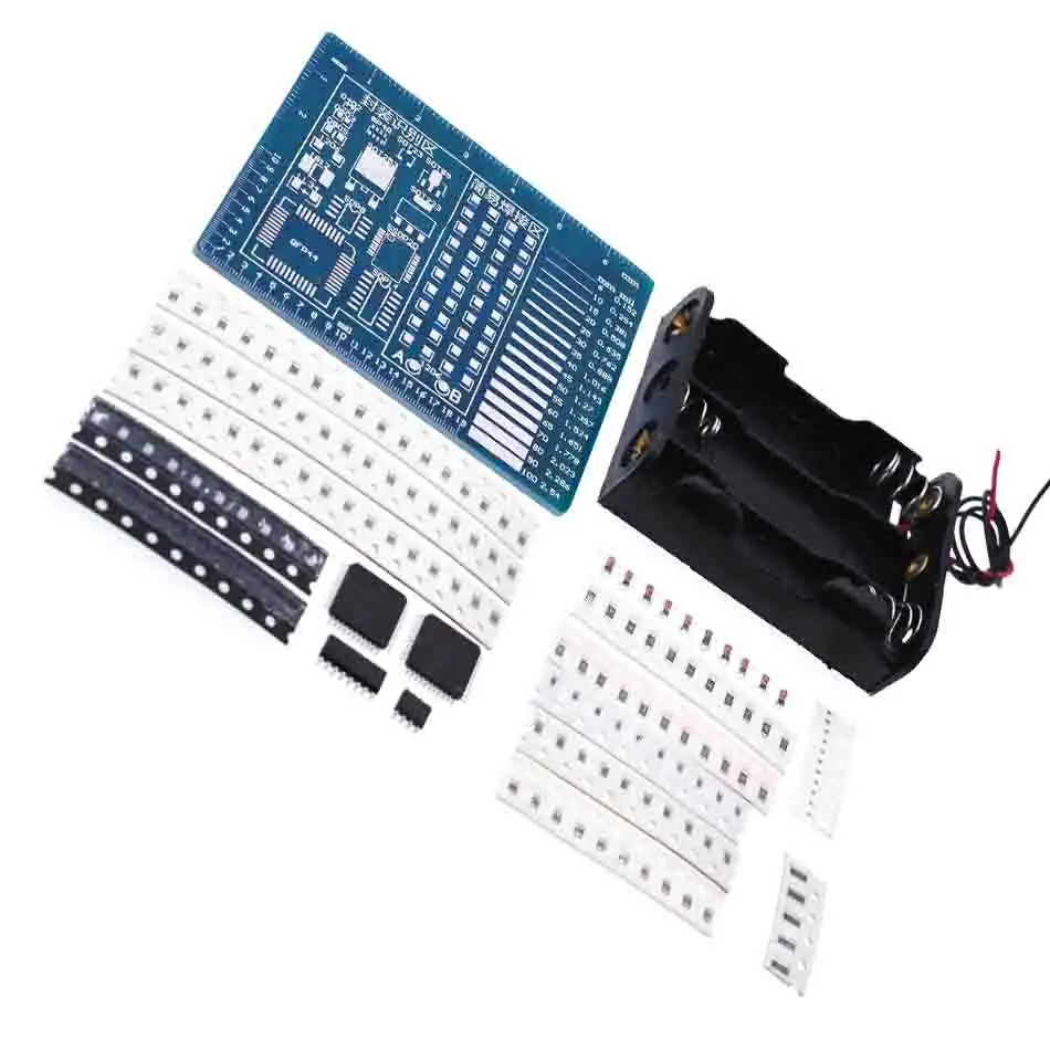 Компонент SMD Сварочная тренировочная доска паяльный Комплект сделай сам диодный