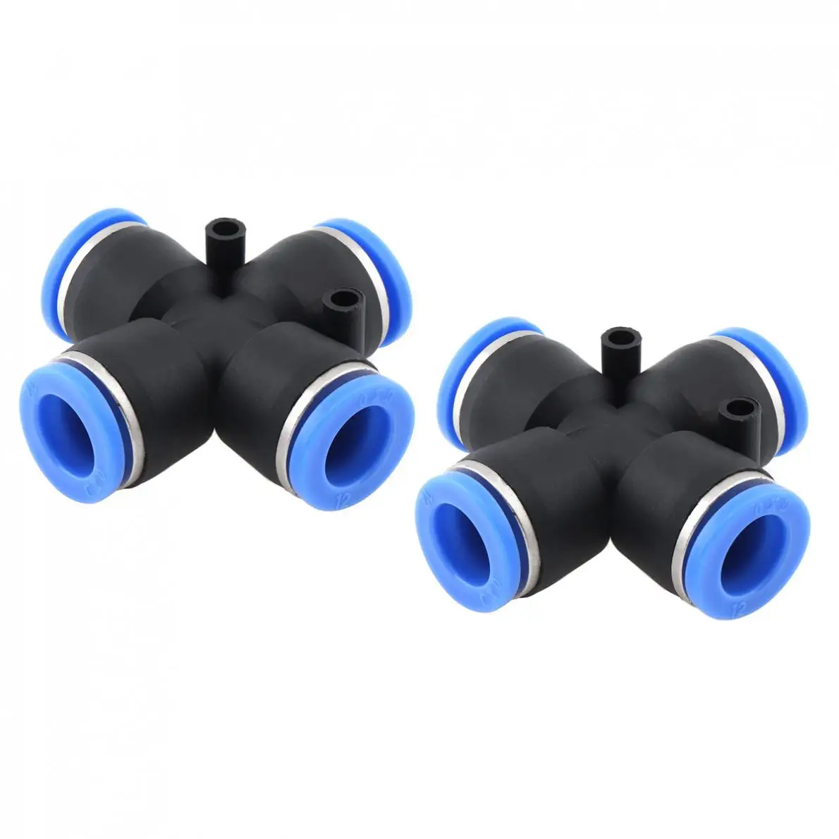 

2pcs/lot 12mm Cross Type APE Plastic Four-way Pneumatic Quick Connector Pneumatic Insertion Air Tube for Air Tool Quick Fitting